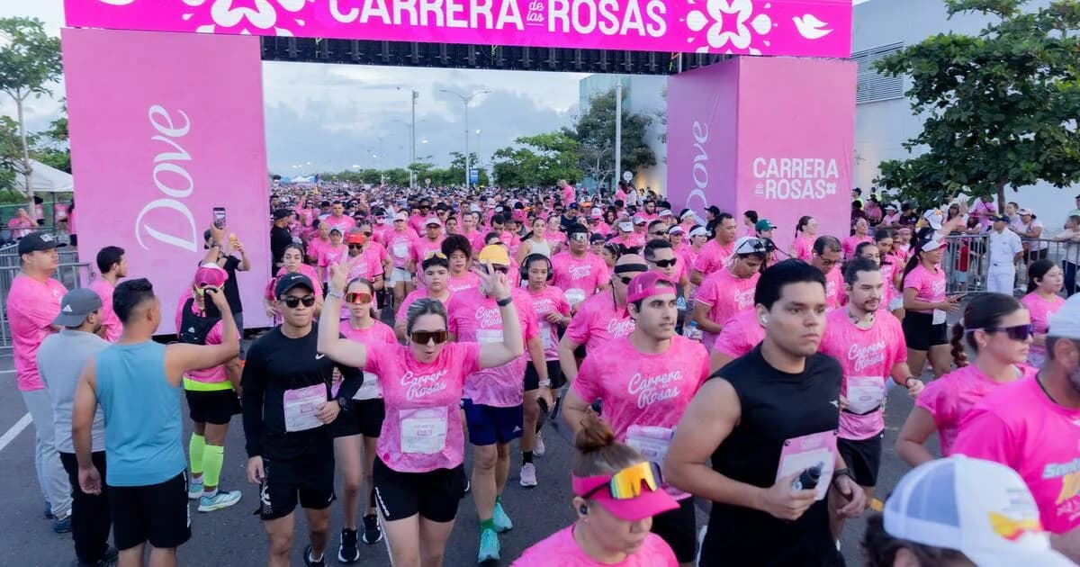 Participantes de Carrera de las Rosas Barranquilla