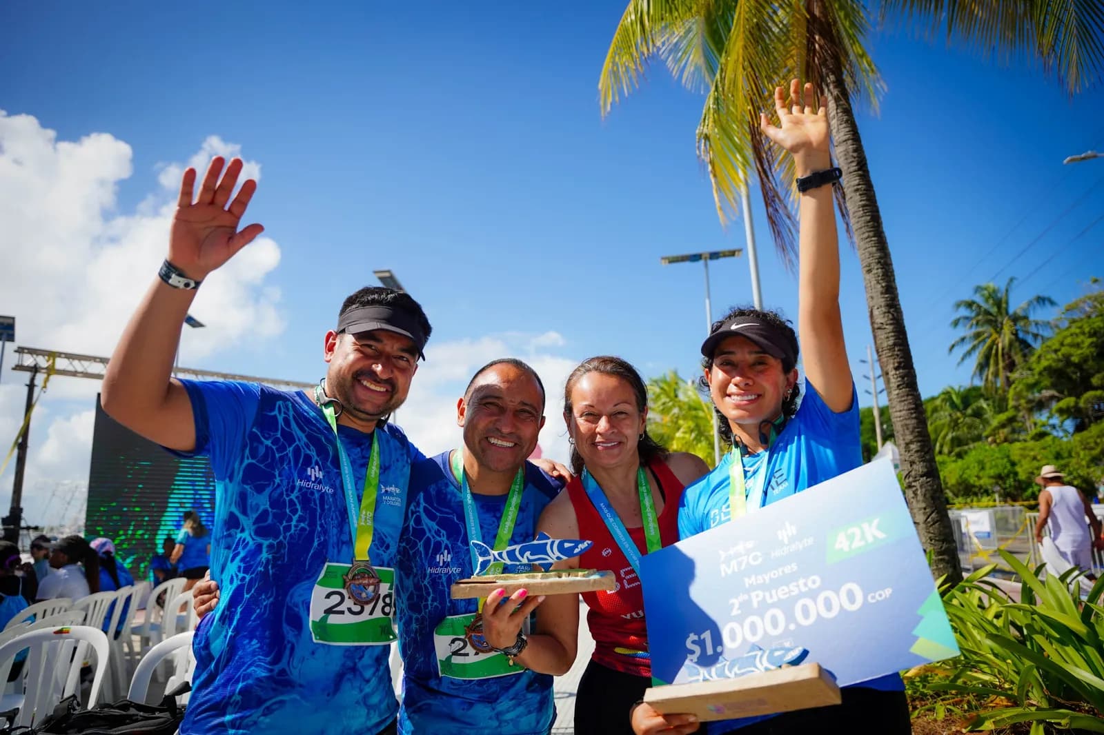 Participantes de Maratón 7 Colores San Andrés