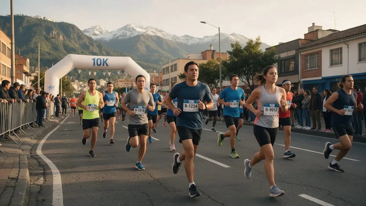 Corredores en la salida de una carrera de 10K