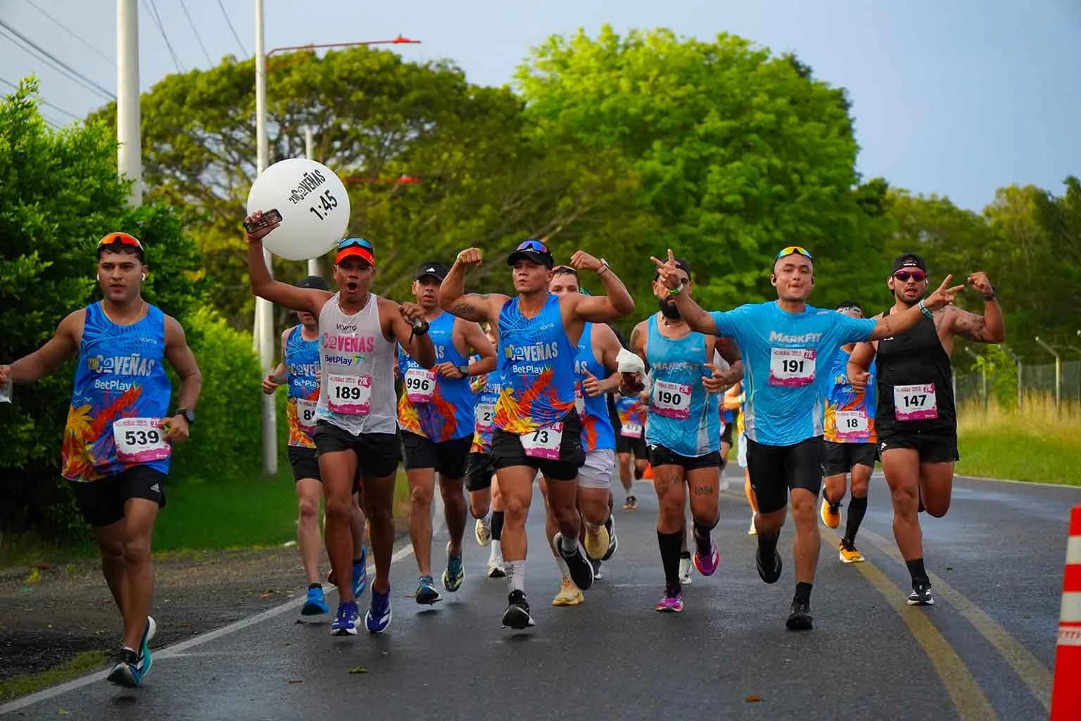 Participantes de 21K Coveñas