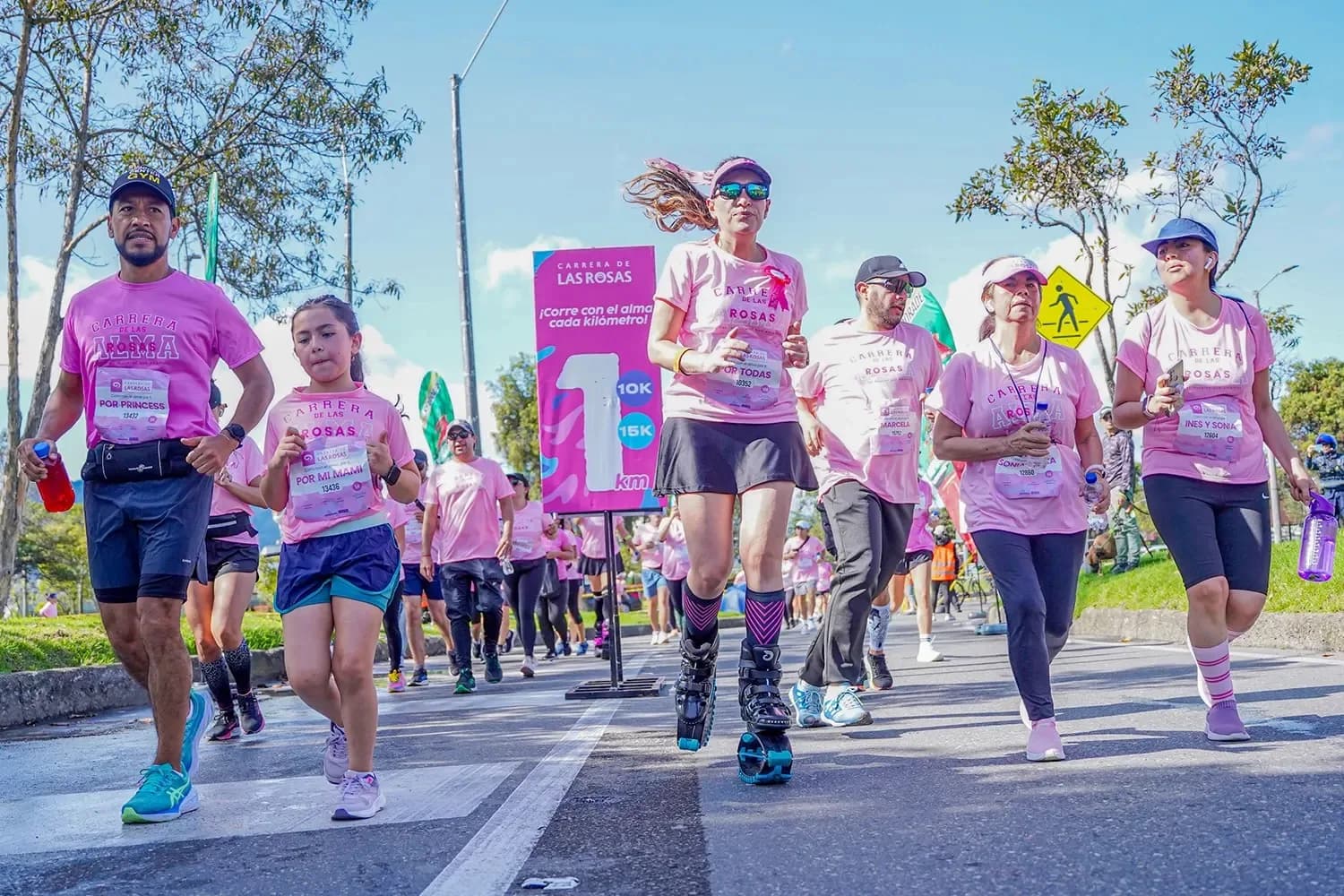 Participantes de Carrera de las Rosas Bogotá