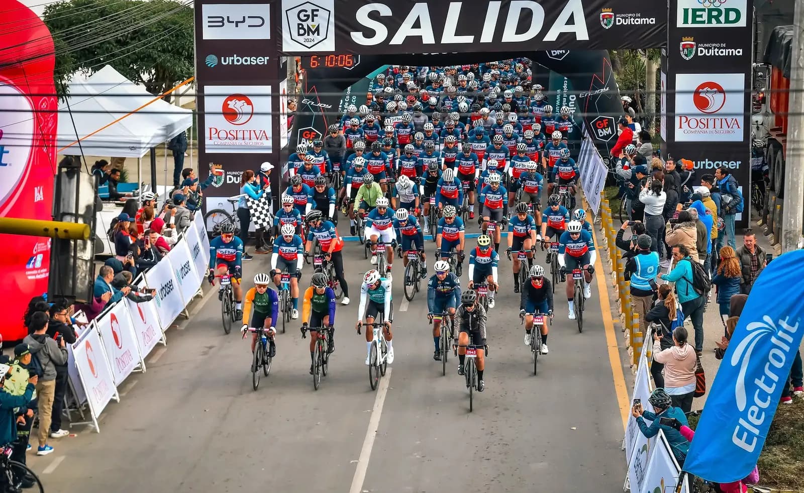 Participantes de Gran Fondo Boyacá Mundial